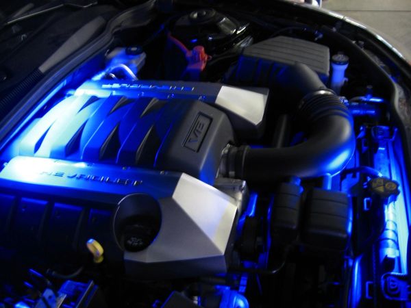 Camaro with Custom L.E.D. lighting